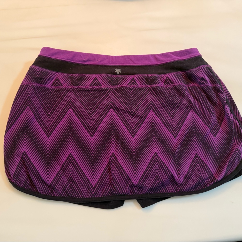 Tek Gear Purple and Black Skort